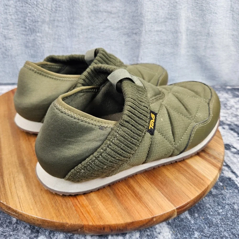 Teva ReEmber Ember Moc Mens Size 6 Green Moccasins Quilted Slip On Shoes 1125472